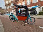 Niet elektrische Cargo bike Bakfiets(.)nl kort + regentent, Fietsen en Brommers, Fietsen | Bakfietsen, Ophalen of Verzenden, Zo goed als nieuw