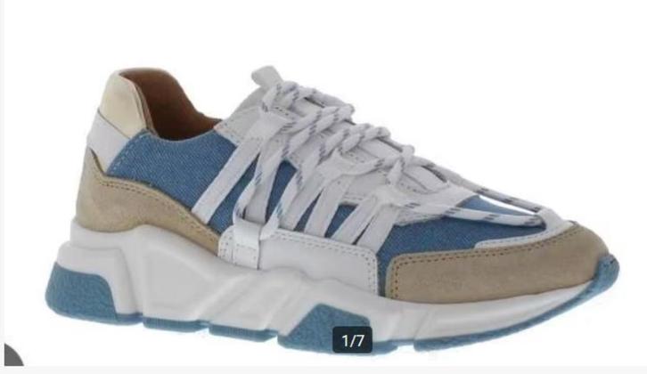 NIEUW!! DWARS prachtige sneakers VAN 140 VOOR 60 EURO!, Kleding | Dames, Schoenen, Nieuw, Sneakers of Gympen, Blauw, Verzenden