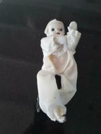 vintage pierot pop porcelein 14 cm, Verzamelen, Poppen, Ophalen, Gebruikt, Pop