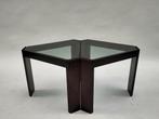 Vintage tafel Porada Arredi bijzettafel salontafel glas, Ophalen, Gebruikt, Glas, .