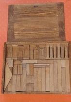 Mooie houten blokkendoos van vroeger., Ophalen, Zo goed als nieuw