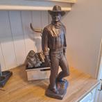 John Wayne Bronzen beeld cowboy, Ophalen of Verzenden, Brons