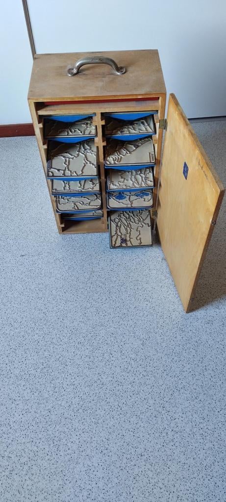 Nederlandse stempels incl. stempelkussens - Onderwijs, Ophalen of Verzenden, Gebruikt, Overige formaten