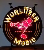 Wurlitzer music neon en veel andere leuke USA mancave neons, Verzamelen, Merken en Reclamevoorwerpen, Lichtbak of (neon) lamp