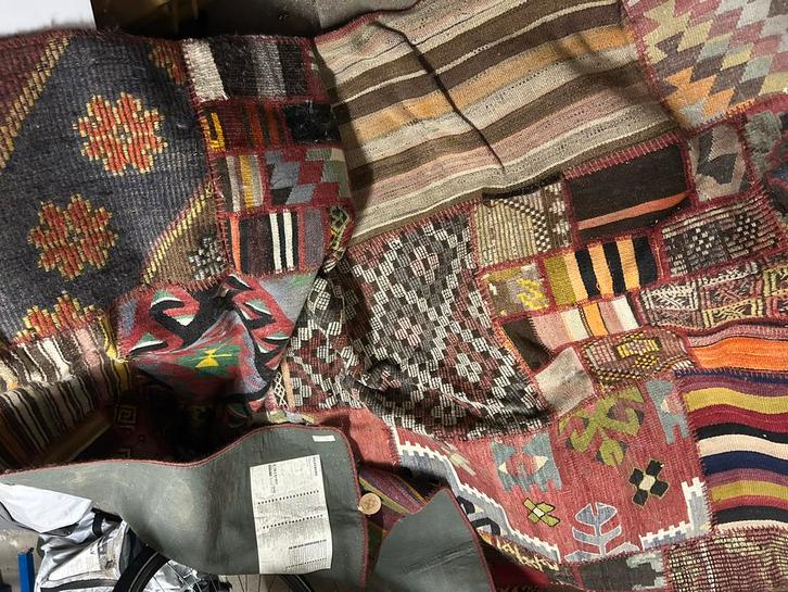 Groot IKEA Patchwork Vloerkleed, Huis en Inrichting, Stoffering | Tapijten en Kleden, Ophalen