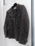 Winterjas, leer, suede, oudbruine kleur, mt M, Ophalen of Verzenden, Zo goed als nieuw, Maat 38/40 (M), Bruin