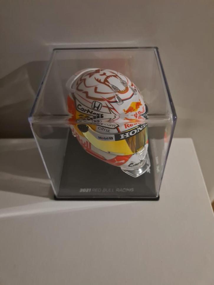 ❗️️280€❗️Max Verstappen 1:4 Helm 2021 Season️❗️, Verzamelen, Automerken, Motoren en Formule 1, Zo goed als nieuw, Formule 1, Ophalen of Verzenden
