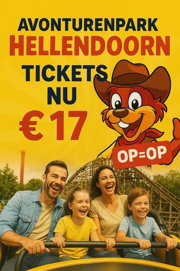 Tickets Hellendoorn Avonturenpark 🎢 beschikbaar voor biedingen