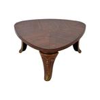 Vintage Plantentafel XL Driehoekig Formica Gietijzer Emaille, Minder dan 45 cm, Minder dan 55 cm, Gebruikt, Metaal of Aluminium