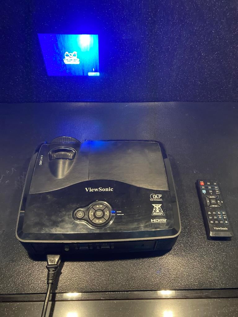 ViewSonic DLP Projector draaiuren rond de 1300, Gebruikt, Verzenden, DLP, Full HD (1080)