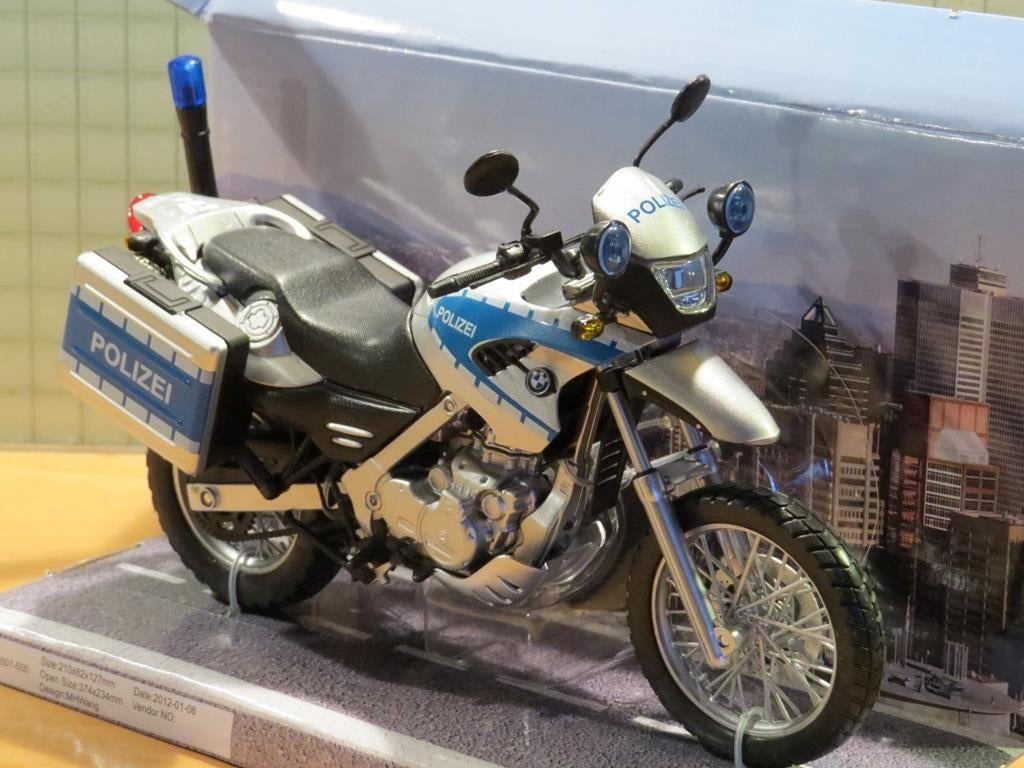 BMW F650GS polizei 1:12 6023, 8954 Westouter Belgium, Nieuw, Ophalen of Verzenden, 1:9 t/m 1:12