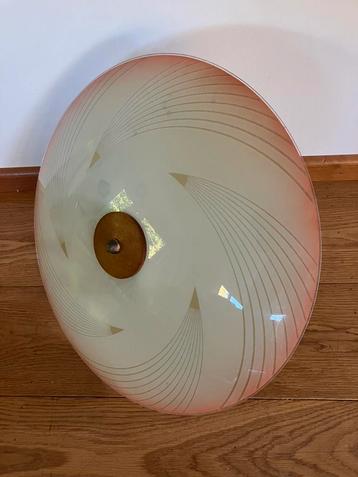 Vintage hanglamp midden 20e eeuw beschikbaar voor biedingen