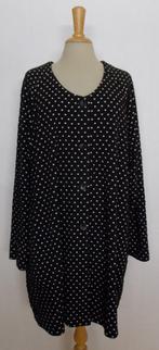 Zwarte top/vest met kleine dots van Finse merk Aino! XL, Verzenden, Zwart, Maat 46/48 (XL) of groter, Zo goed als nieuw
