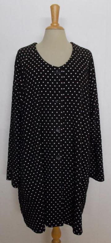 Zwarte top/vest met kleine dots van Finse merk Aino! XL beschikbaar voor biedingen