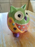 Spaarpot uil, Verzamelen, Spaarpotten, Ophalen of Verzenden, Gebruikt, Steen, Aardewerk of Keramiek, Dier