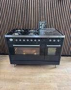 Mooie Antraciet Boeetti Fornuis 120 cm (Gratis bezorgen), 5258sh, Ophalen of Verzenden, Zo goed als nieuw, Energieklasse A of zuiniger