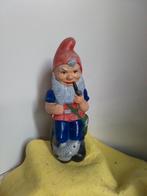 14452) grote  kabouter met vis  hoog 32cm, Ophalen of Verzenden