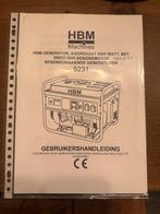 HBM Generator / Aggregaat 5500 Watt - Nieuw in de garage., Doe-het-zelf en Verbouw, Aggregaten, Ophalen, Nieuw, 5 tot 10 kVA, Benzine