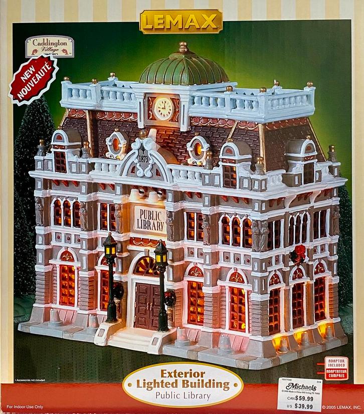 Lemax Public Library (55231), Diversen, Kerst, Verzenden