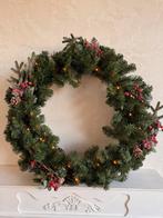 Mooie kunstmatige kerstkrans van dennengroen 80cm NIEUW, Huis en Inrichting, Ophalen of Verzenden, Zo goed als nieuw