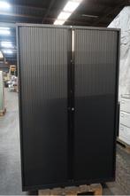 Zwarte roldeurkast archiefkast, dossierkast kantoorkast, Niet ingevuld, Gebruikt, 100 tot 150 cm, Niet ingevuld