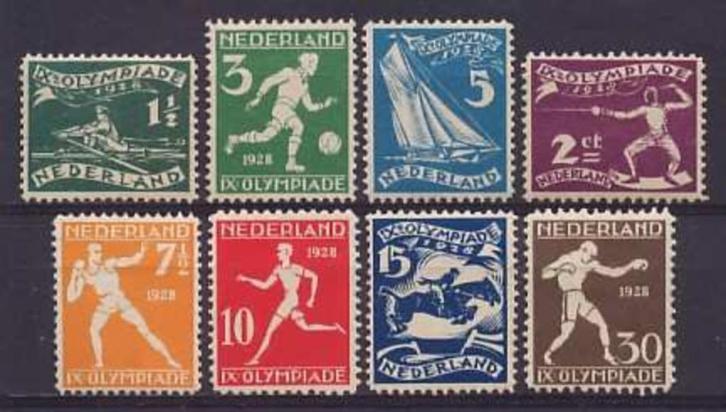 Nederland NVPH nr 212/9 ongebruikt Olympiade Amsterdam 1928, Postzegels en Munten, Postzegels | Nederland, Postfris, T/m 1940