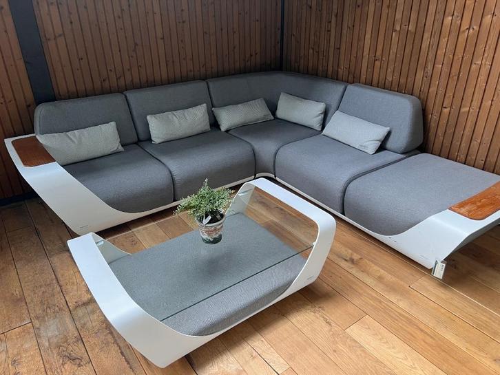 Loungeset Onda | Higold | Showroommodel, Tuin en Terras, Tuinsets en Loungesets, Gebruikt, Loungeset, Aluminium, 5 zitplaatsen