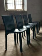 4 Cassina dining chairs CAB 412, Huis en Inrichting, Stoelen, Ophalen, Zwart, Nieuw, Vier