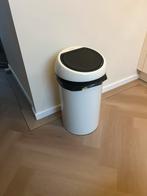 Brabantia prullenbak – wit, 60L, Huis en Inrichting, 40 liter of meer, Ophalen, Zo goed als nieuw, 50 tot 75 cm