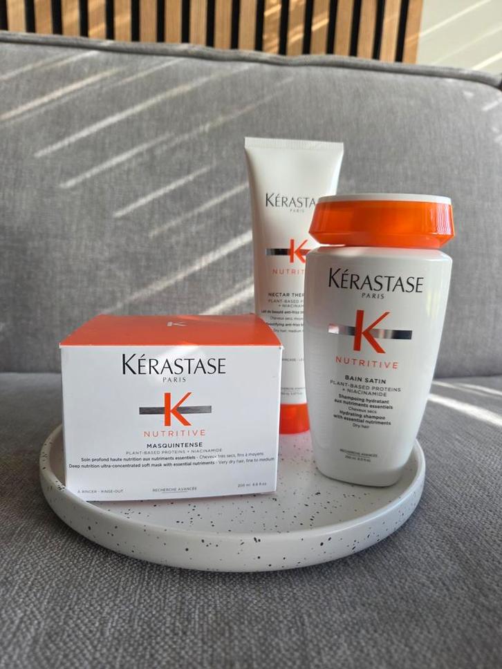 Kerastase Nutritive Set - Zo goed als nieuw!, Sieraden, Tassen en Uiterlijk, Uiterlijk | Haarverzorging, Zo goed als nieuw, Shampoo of Conditioner