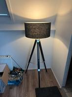 Mooie zwarte houten lamp tripod 3-poot, 100 tot 150 cm, Zo goed als nieuw, Hout, Ophalen