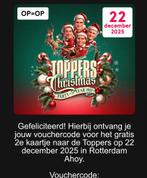 Toppers op  22-12-25 in Ahoy voucher code 2e kaartje gratis, Tickets en Kaartjes