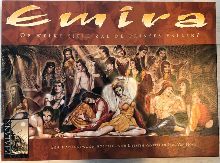 emira bordspel, Hobby en Vrije tijd, Gezelschapsspellen | Bordspellen, Gebruikt, Drie of vier spelers, Ophalen of Verzenden