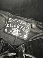 Killstar zwarte damesbroek Black Velvet bottoms S - Gothic, Lang, Killstar, Ophalen of Verzenden, Zo goed als nieuw