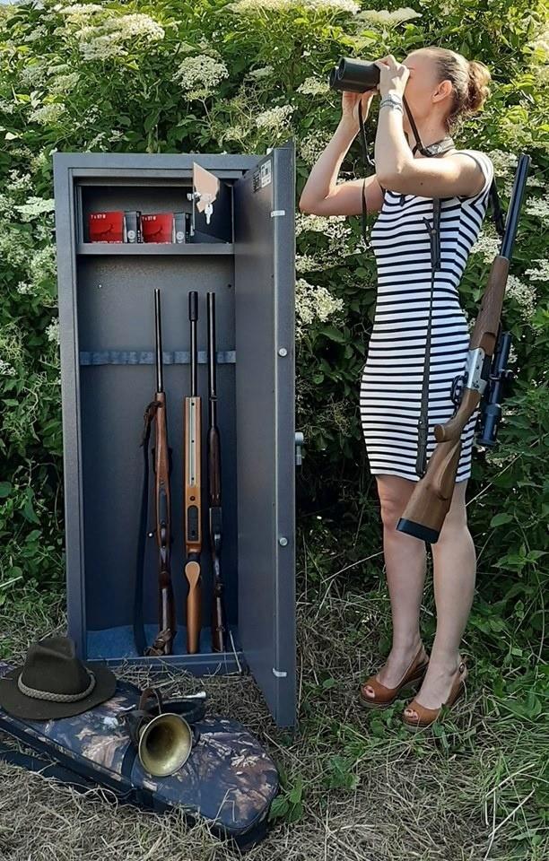 3001: wapenkluis G-3 van Hunter Safes, kl S1, 150x60x35 cm, Sport en Fitness, Schietsport-accessoires, Nieuw, Ophalen of Verzenden