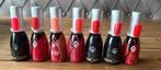 Set Magnetic gelpolish o.a. Bloody mary, meander red eye, Gebruikt, Oranje, Ophalen of Verzenden, Handen en Nagels