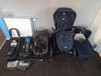 Complete set Joie kinderwagen inclusief 2x base en maxicosi, Zo goed als nieuw, Combiwagen, Verstelbare duwstang, Ophalen