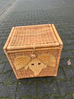 Puntgave Rietenmand mand wasmand speelgoed mand, Ophalen, Zo goed als nieuw