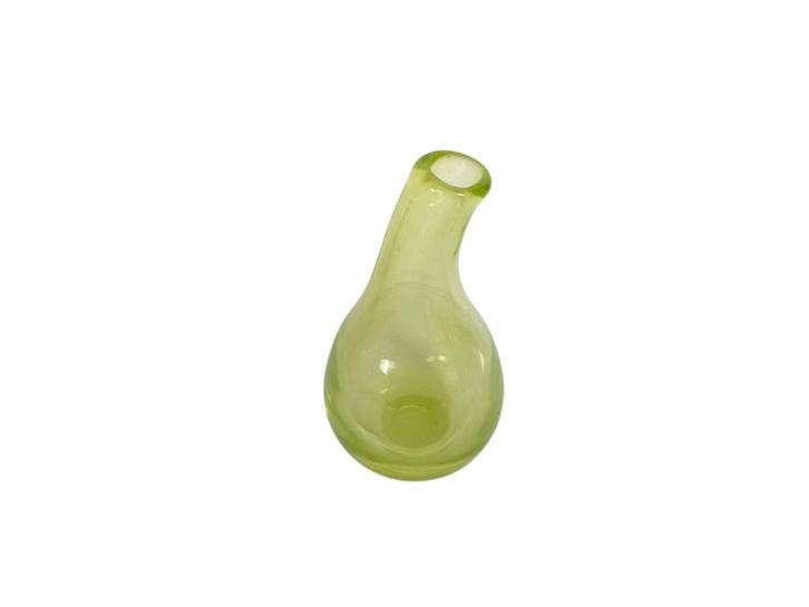 Fidrio Holland - model Pisa -  vaas, Huis en Inrichting, Woonaccessoires | Vazen, Zo goed als nieuw, Groen, Minder dan 50 cm, Glas