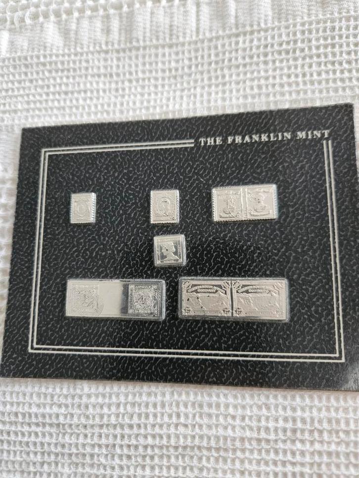 Franklin Mint Zilveren Postzegel Collectie, Postzegels en Munten, Postzegels | Volle albums en Verzamelingen, Nederland en Buitenland