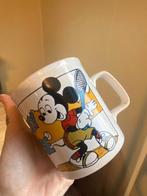 Disney Mickey Mouse vintage mok - Kilncraft England, Ophalen of Verzenden, Mickey Mouse, Gebruikt, Servies