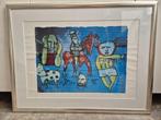 Herman Brood zeefdruk Paard in lijst, Ophalen