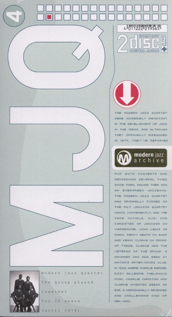 MODERN JAZZ ARCHIVE MODERN JAZZ QUARTET 2 CD BOX SET, Cd's en Dvd's, Cd's | Jazz en Blues, Nieuw in verpakking, Jazz, 1980 tot heden