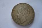 zilveren 2-1/2 gulden-zilveren rijksdaalder 1933 wilhelmina, Ophalen of Verzenden, Koning Willem III, 2½ gulden