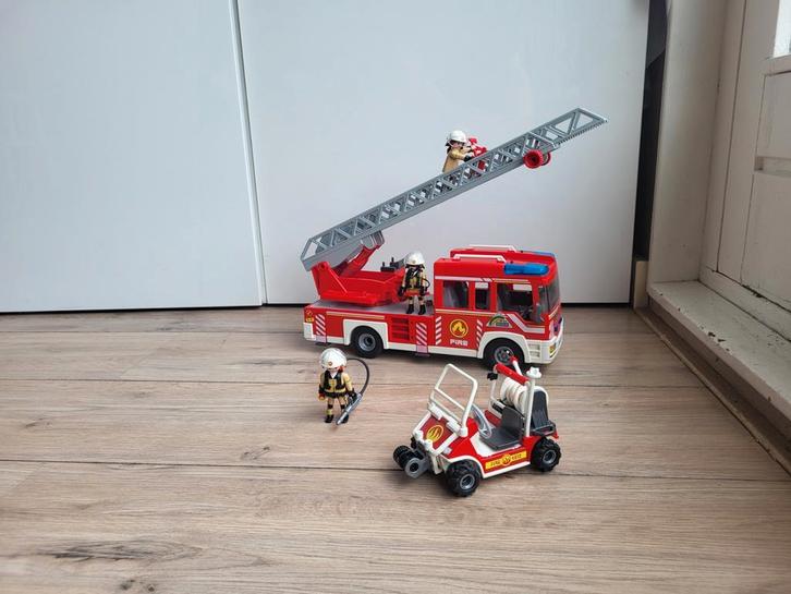 Playmobil Brandweerauto, Buggy & Figuren, Kinderen en Baby's, Speelgoed | Overig, Zo goed als nieuw, Jongen of Meisje, Ophalen of Verzenden