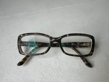 Mooie designer Bulgari bril montuur met glazen bruin! beschikbaar voor biedingen