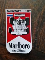 Sticker F1 1977 Zandvoort - McLaren Marlboro, Ophalen of Verzenden, Gebruikt, Formule 1