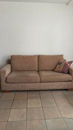 2. 1/2 zits bank. Beige. Wegens verhuizing., Ophalen, Gebruikt, 150 tot 200 cm, Tweepersoons