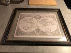 Oude wereldkaart in “antieke” lijst, Antiek en Kunst, Ophalen