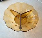 Vintage schaal persglas Art Deco, Ophalen of Verzenden